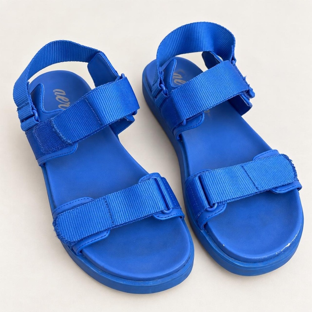 Aerie Cobalt Blue Sport Sandals | Women's Size 8